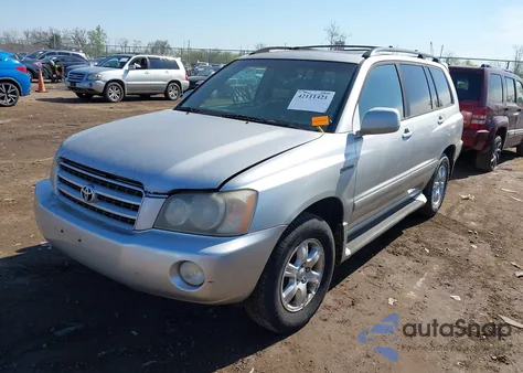 2002 Toyota Highlander Limited V6 из США, поврежденный, VIN JTEHF21A420046465